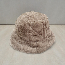 Καπέλο γούνινο σε χρώμα μπεζ 