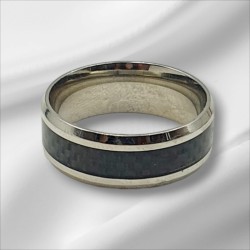 Δαχτυλίδι Βεράκι Atlas από Ατσάλι 316L σε No 10 &11