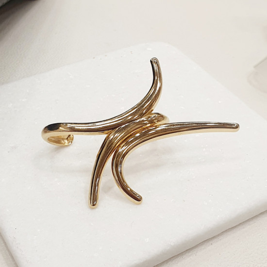 Δαχτυλίδι χρυσό από ατσάλι 316L 