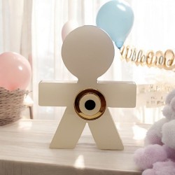 Διακοσμητικό  γούρι για νεογέννητο αγοράκι με ματάκι 