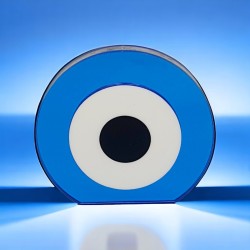 Διακοσμητικό Μάτι Διπλής Όψης από plexiglass σε Μπλε Χρώμα