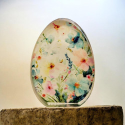 Διακοσμητικό αυγό με ανεμώνες