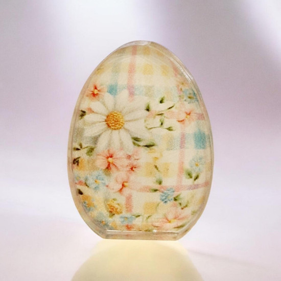 Διακοσμητικό αυγό με χαμομήλι