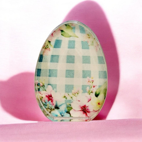 Διακοσμητικό αυγό με αμυγδαλιές