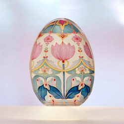 Διακοσμητικό αυγό flowers
