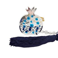 Γούρι Διακοσμητικό του 2025 σε σχέδιο Ρόδι και Φούντα