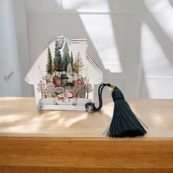 Διακοσμητικό γούρι σπίτι 3d σε 3 διαστάσεις  