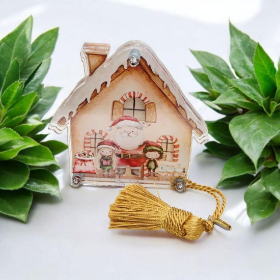 Διακοσμητικό γούρι σπίτι 3d σε 3 διαστάσεις  