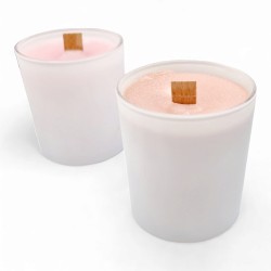 Χειροποίητο διακοσμητικό κερί σόγιας με άρωμα ανανά ή mango