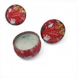 Διακοσμητικό κερί από σόγια με άρωμα μελομακάρονο 