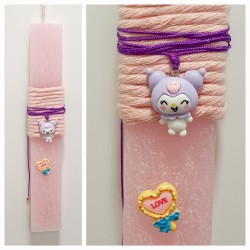 Λαμπάδα αρωματική με κολιέ Kuromi 