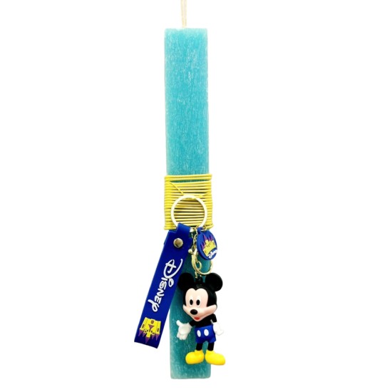 Λαμπάδα αρωματική με δώρο Μπρελόκ Mickey Mouse