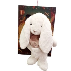 Λαμπάδα αρωματική με δώρο τσάντα λούτρινη κούνελος