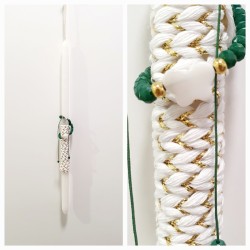 Λαμπάδα αρωματική με δώρο βραχιόλι πεταλούδα φίλντισι