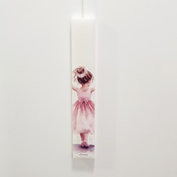 Λαμπάδα αρωματική μπαλαρίνα