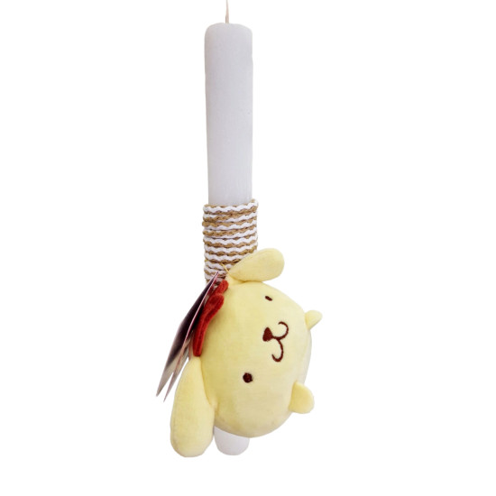 Λαμπάδα αρωματική με λούτρινο Squishmallows  Pompompurin