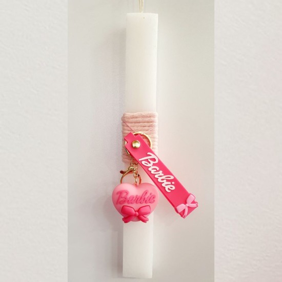 Πασχαλινή Λαμπάδα Barbie με Δώρο Μπρελόκ Barbie