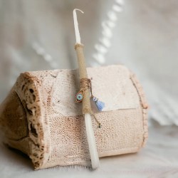 Λαμπάδα Μάτι με Δώρο Χειροποίητο Κολιέ