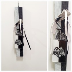 Λαμπάδα αρωματική ομάδας ΠΑΟΚ με δώρο μπρελόκ