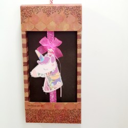 Λαμπάδα αρωματική μονόκερος κουτί σετ κοσμηματων DIY