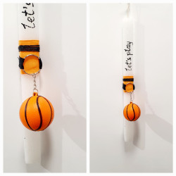 Λαμπάδα μπάλα μπάσκετ μπρελόκ