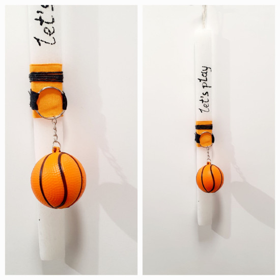 Λαμπάδα μπάλα μπάσκετ μπρελόκ