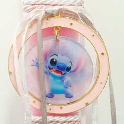 Λαμπάδα ροζ Stitch διακοσμητικό 