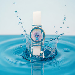 Λαμπάδα με διακοσμητικό Stitch