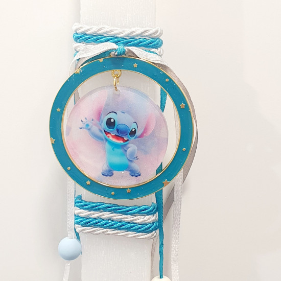 Λαμπάδα με διακοσμητικό Stitch