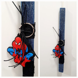 Λαμπάδα αρωματική Spiderman μπρελόκ 1012
