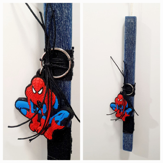 Λαμπάδα αρωματική Spiderman μπρελόκ 1012