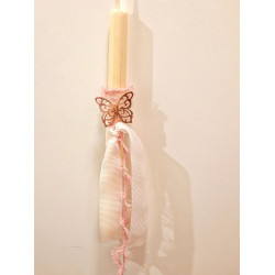 Λαμπάδα αρωματική με πεταλούδα  02