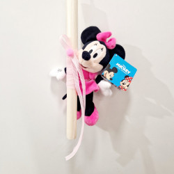Λαμπάδα αρωματική με λούτρινο Minie Mouse