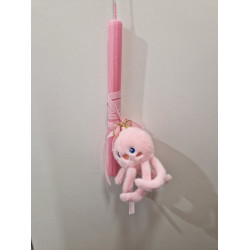 Λαμπάδα αρωματική με δώρο λούτρινο