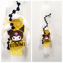 Λαμπάδα Kuromi μπρελόκ 08