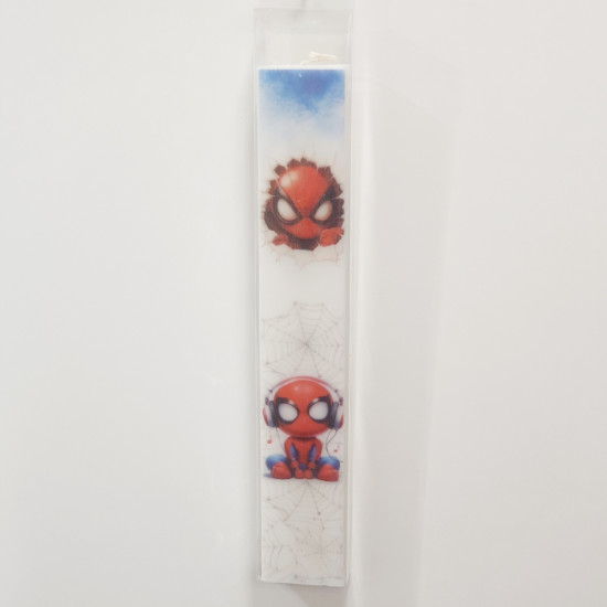 Λαμπάδα Spiderman τύπωμα