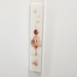 Λαμπάδα μπαλαρίνα τύπωμα 