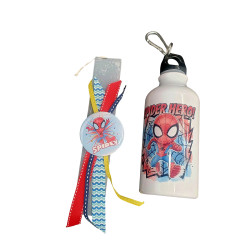 Λαμπάδα αρωματική Spidey με Δώρο Παγουρίνο