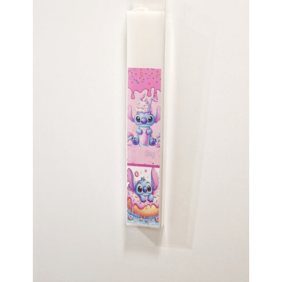 Λαμπάδα με τύπωμα Stitch