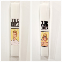 Λαμπάδα χιουμοριστική με τύπωμα "THE BOSS" "THE REAL BOSS"
