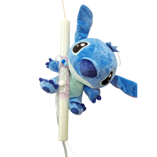 Λαμπάδα αρωματική με δώρο λούτρινο Stitch