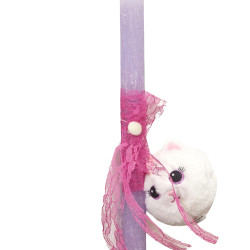 Λαμπάδα αρωματική Αριστόγατα Λούτρινο Μπαλάκι Beanie Bouncer 