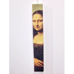 Λαμπάδα αρωματική με τύπωμα Μόνα Λίζα