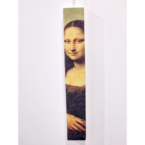 Λαμπάδα αρωματική με τύπωμα Μόνα Λίζα