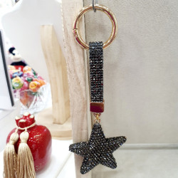 Μπρελόκ αστέρι γκρι 