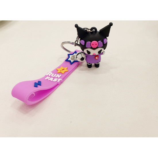 Μπρελόκ παιδικό με ήρωα Sanrio Kuromi