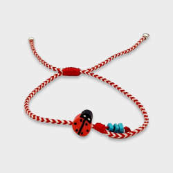 Χειροποίητο Μαρτάκι πασχαλίτσα fumo