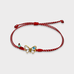 Χειροποίητο Μαρτάκι με πεταλούδα και ματάκι