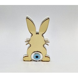 Διακοσμητικός λαγός σε χρώμα χρυσό