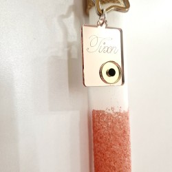 Λαμπάδα με μπρελόκ τύχη